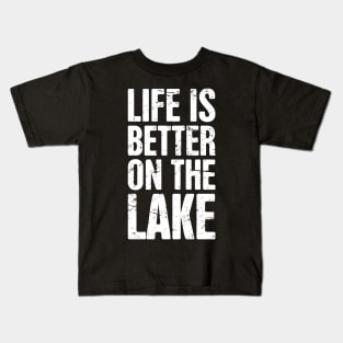 Life Is Better On The Lake | Bass Fishing Kids T-Shirt